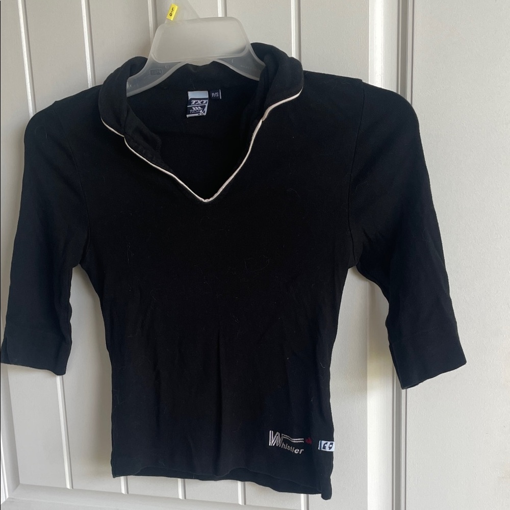 3/$15 🎉 Black Whistler XXS Short Sleeve Women's Top